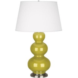 Robert Abbey Triple Gourd Table Lamp CI42X