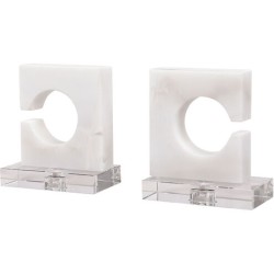 Uttermost Clarin Bookends 17864