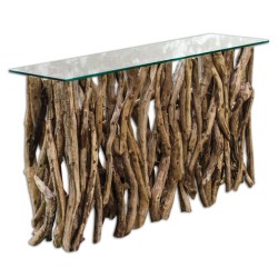 Uttermost Teak Wood Wood Console 25593