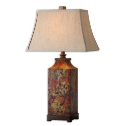 Uttermost Colorful Flowers Table Lamp 27678
