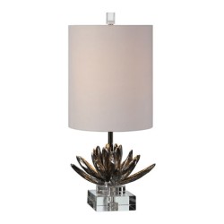 Uttermost Silver Lotus Accent Lamp 29256-1