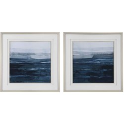 Uttermost Rising Blue Framed Prints 32270