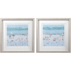Uttermost Sea Glass Sandbar Framed Prints 33695