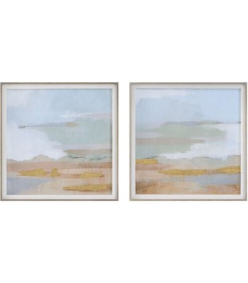 Uttermost Abstract Coastline Framed Prints 41468